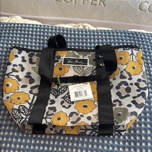 Vera Bradley Yellow and Black Tote Bag with Floral Design
New with tag